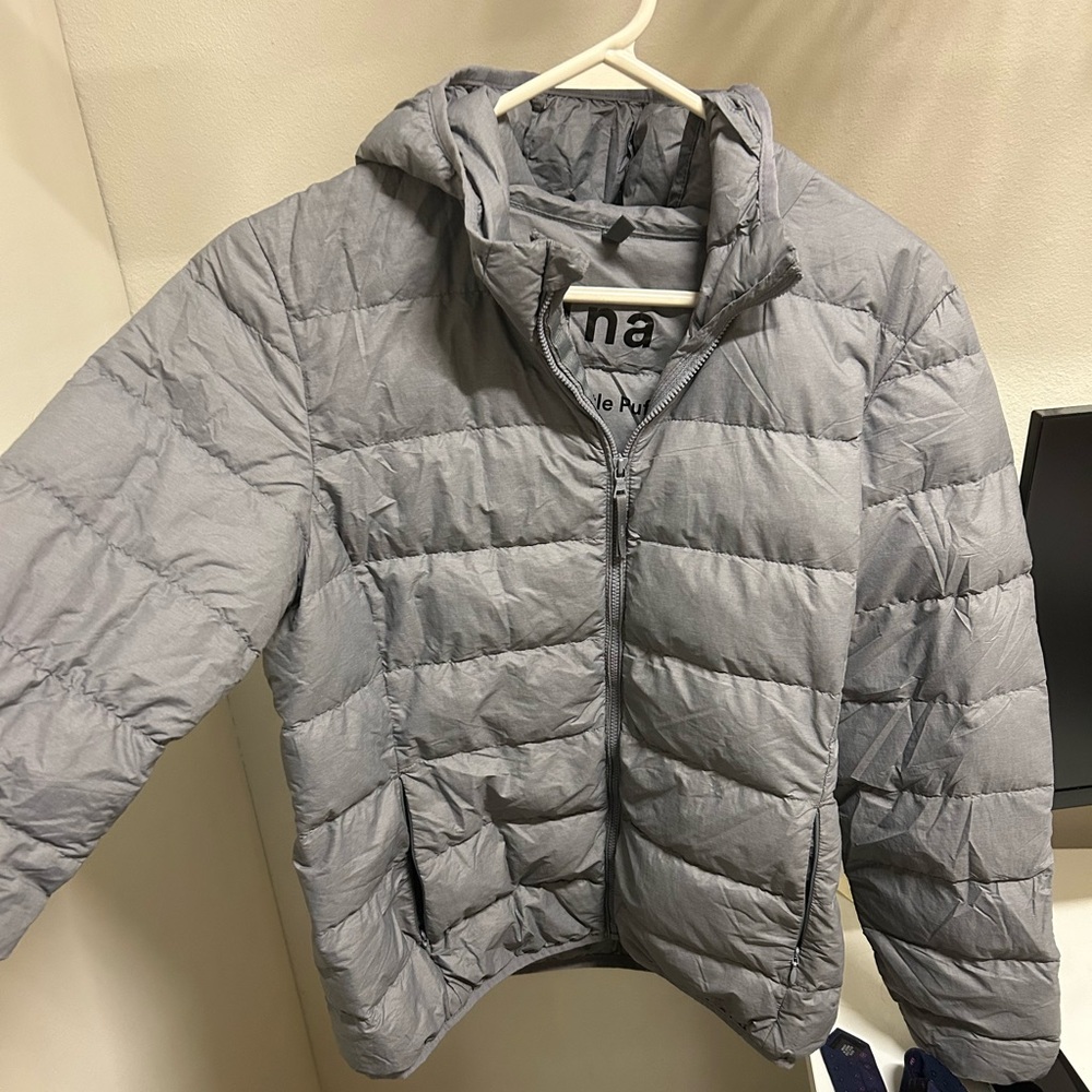 TNA M Women Gray Puffer Jacket